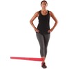 Thera-Band Gymnastikband, Rolle im Spender, mittelstarker Widerstand, Rot, 5,5 m