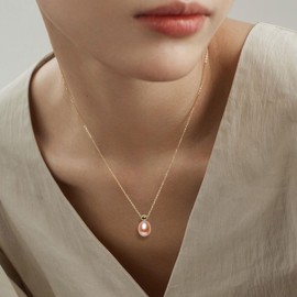 13 Year Old Girl Birthday Gifts Ideas Pink Pearl Gold Necklace as 13th Birthday Gifts for Girls,Adjustable Length 13th Birthday Necklace for 13Yr Old Girl Birthday Gift Ideas