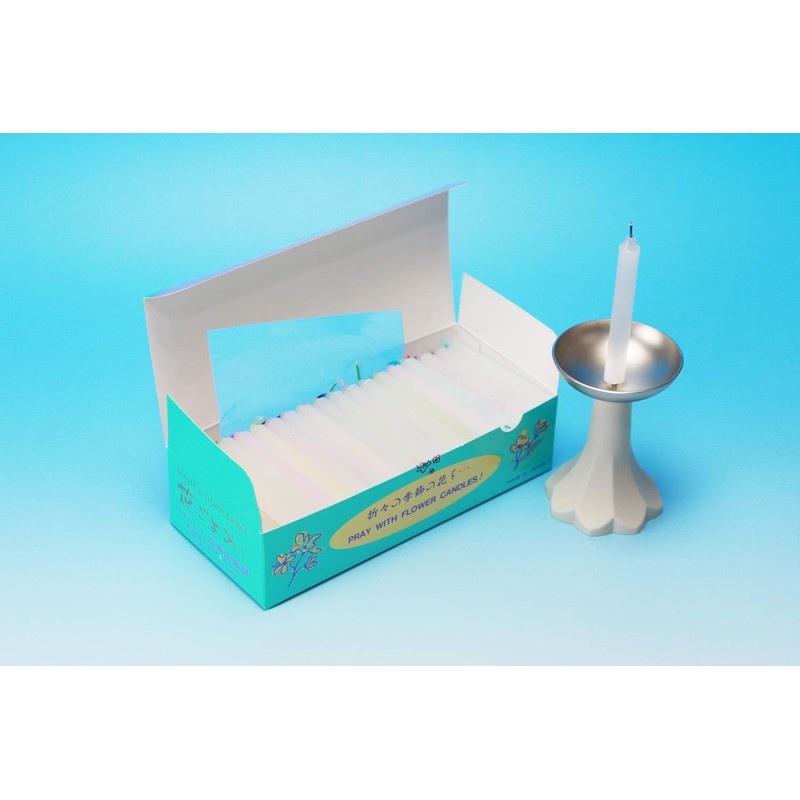 Tokai Seiro's 東海製蝋 ろうそく 花ごよみ 30分 約88本 171-04