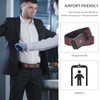 MACBORO Tsa Approved Belts for Men Plastic Buckle Hypoallergenic Non