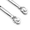 2pcs Jaw and Jaw Turnbuckle Stainless Steel Turnbuckle Rigging Screw