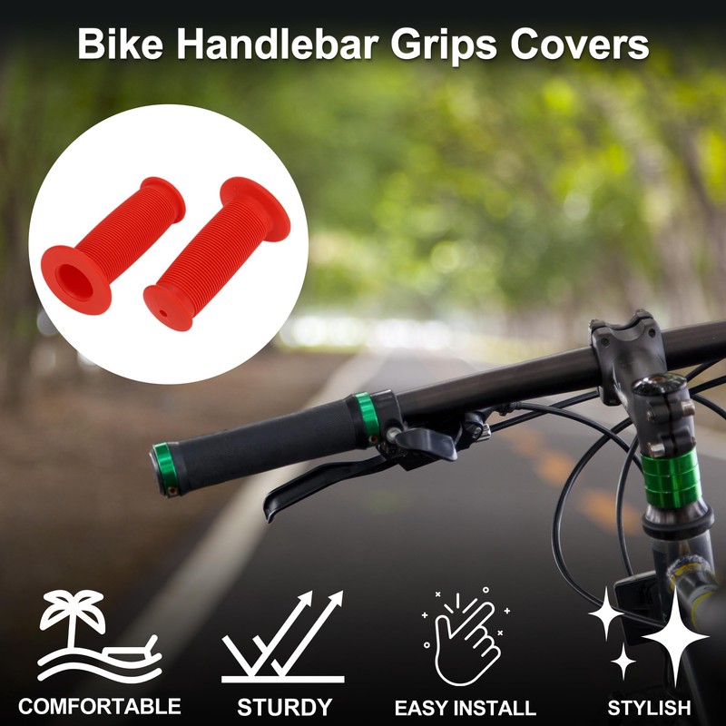 TUCKBOLD Bike Handlebar Grips Covers 85mm Long Lightweight | Bicycle