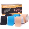 Kinesiotapes Pre-Cut Kinesiology Tape (3 Rolls), Sport Physio Tape for