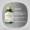 Piping Rock Odorless Garlic Softgel Capsules | 2400mg | 250