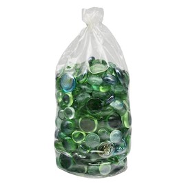 Decorative Accents Set of Sea Green Aquarium and Vase Gems - Around 2 Pounds of Gems Perfect for Aquariums, Vase Fillers, Table Scatter, Scrapbooking and Much More! (Sea Green Mix, 2.625 Pounds)