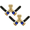 BACASIN 2 Pack Hose Splitter 2 Way Heavy Duty