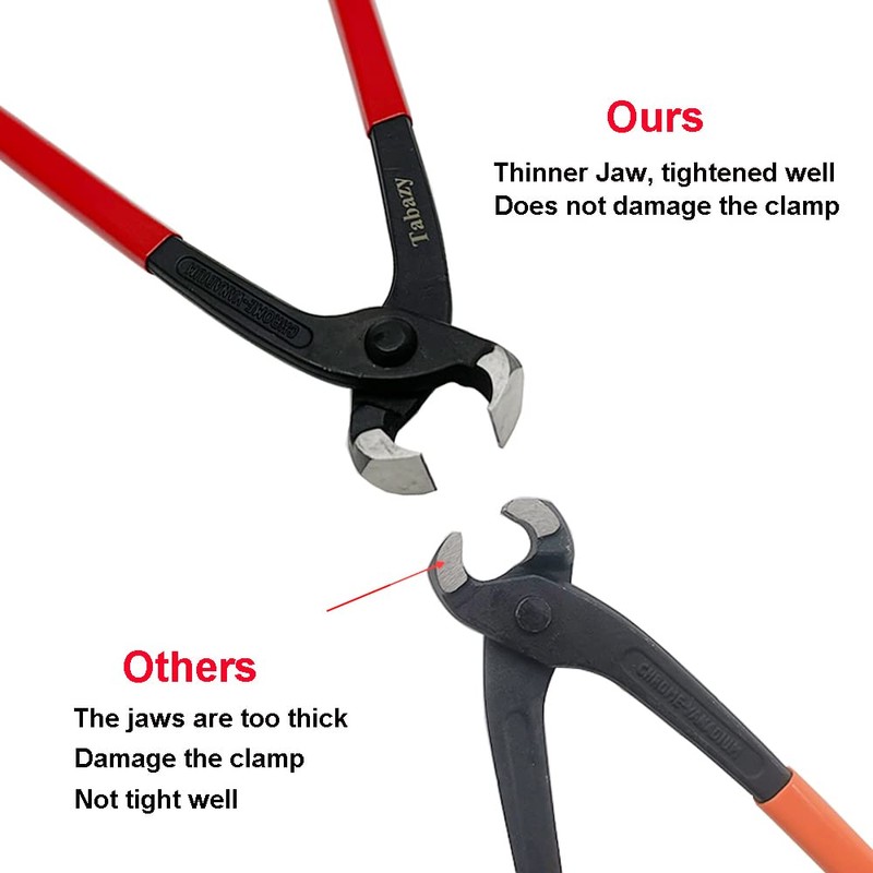 CV Joint Banding Tool with Cutter, Ear Clamp Pliers with