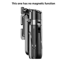 Foldable Multifunctional magnetic selfie stick phone tripod, can simulate camera photography, content creator tools, very suitable for travel - model: Standard version (no magnetic attraction)