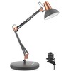 LEPOWER Metal Desk Lamp, Adjustable Goose Neck Architect Table Lamp