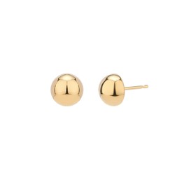 Gold&Deer 14K Goldfield Mini Simple Half Ball Earrings Rose Gold / 골드앤디어 14K 골드필드 미니 심플 하프 볼귀걸이 로즈골드