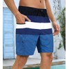 SHEKINI Men's Swimming Trunks with Zip Pockets, Swimming Shorts for