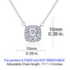 SBLING - Collar con colgante de plata de ley chapada