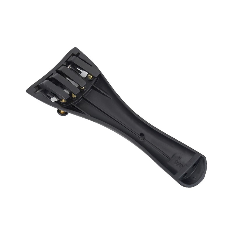 1Set Ebony Wood Violin Parts 4/4 Fittings Chinrest Pegs Tailpiece