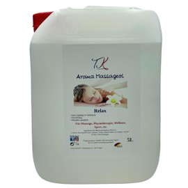 1L Aroma Massage Oil Relax (Essential Oil Mixture) for Massage, Physiotherapy, Wellness and Much More (Relax, 1000 ml (1L))