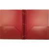 León 2-Pocket Carpeta de plástico con sujetadores, 1 carpeta, paquete
