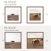 Venusmiles 16x16 Picture Frame Natural Solid Walnut Photo Frames with