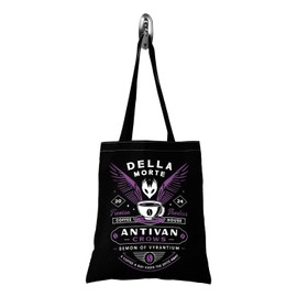 TSOTMO Funny Gaming Gift Player Gift Video Game Tote Bag Game Themed Gifts for Girlfriend Women (Coffee house tote)