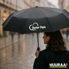 Huuraa Regenschirm Bester Papa Herz Geschenk 98cm Schwarz Doppelautomatik Bester