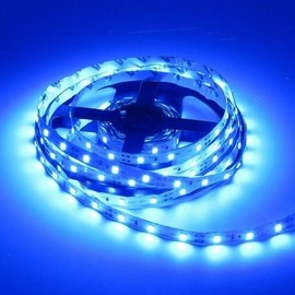 Neon Pop Made in London I Lumos LED Strip Light, 16ft/5M 2835 SMD 300 LEDs 12V Flexible Cuttable Waterproof LED Tape for Bedroom Kitchen Cabinet Wardrobe TV (No Power Supply/Plug) (Blue)