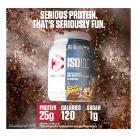 Suplemento Dymatize Whey ISO-100 Sabor Cocoa Pebbles de 650g Polvo                                                                                    