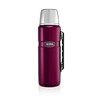 Thermos 81092 Flask, Stainless Steel, Raspberry, 1.2L