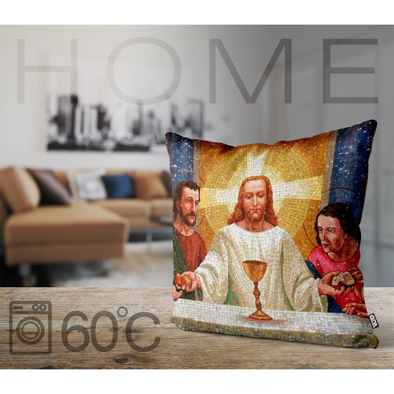 VOID Supper Jesus Cushion Cover 40 x 40 cm Polyester
