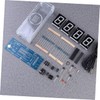 MAGICLULU 1Set Scm DIY Digital Clock Kit Single Chip Microcomputer