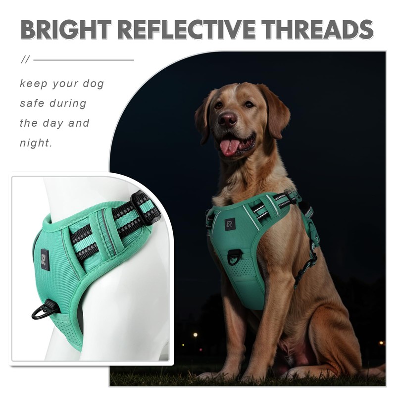 Dog Harness for Small Medium Large Dogs No Pull Adjustable