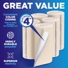 Premium Elastic Bandage Wrap - 4” (5pk) - Strong Compression
