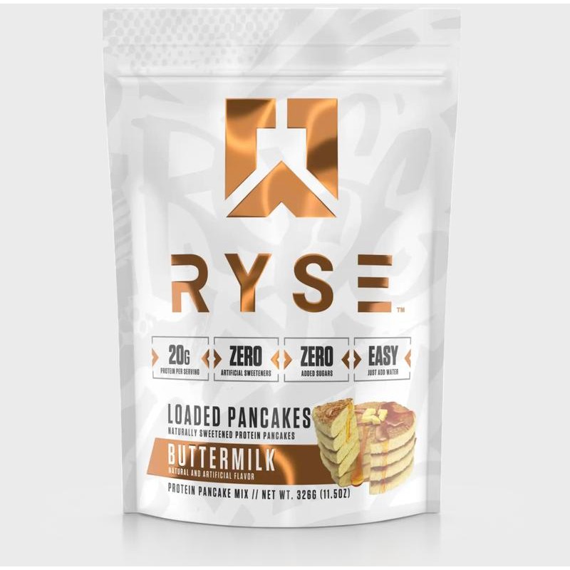 Ryse Supplements Loaded Pancakes - Protein Pancakes - Flavor: Banana