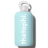 Sorority Shop Theta Phi Alpha Glass Water Bottle with Silicone