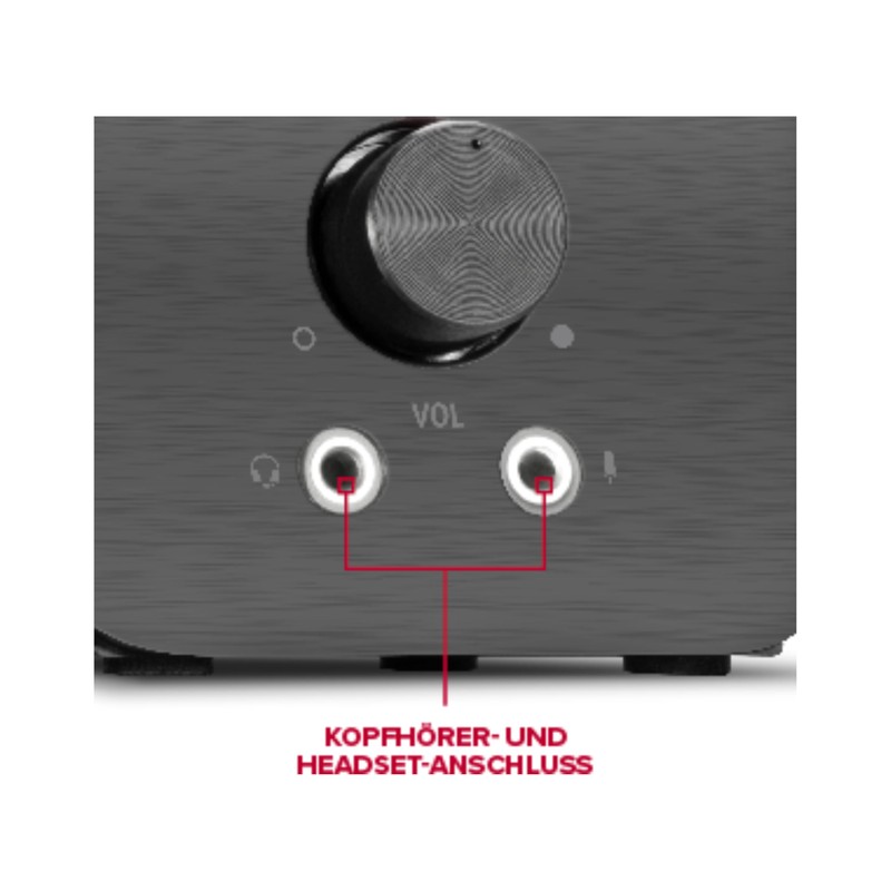 Speedlink Daroc Stereo PC Speaker, 3.5 mm Jack Plug, 12