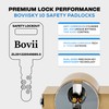 Boviisky Lockout Tagout Locks Set, 10 Blue Lockout Tagout Safety