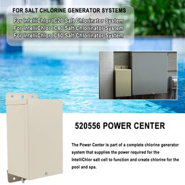Hihitomorrow 520556 Power Center Replacement Parts Kit Fit for IntelliChlor Pool and Spa Automatic Control System Models IC20, IC40, IC60 for Salt Chlorine Generator Systems