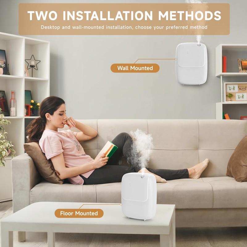 Waterless Essential Oil Diffuser — 3000sq.ft Smart Scent Air Machine