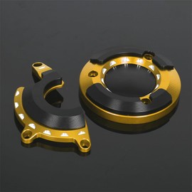 3D Left Right Engine Cover Guard Protector Slider Compatible with Monkey 125 2022-2024 JB03 (Gold)