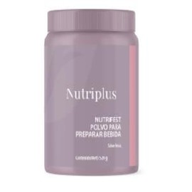 Farmasi Nutriplus, Nutrifest Polvo para Preparar Bebidas Sabor Fresa, 520g, 1 Pieza                                                                   