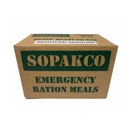AMMO CAN MAN SOPAKCO MRE Emergency Ration Meals Low Sodium - Choose from Inspection Date 2023, 2024 or 2025 - Sopakos Cases: Inspection 2025