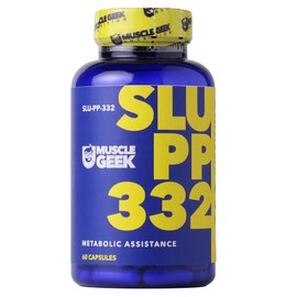 Muscle Geek SLU-PP-332 | Metabolic Support Supplement | 60 Vegan Friendly/Vegetarian Capsules