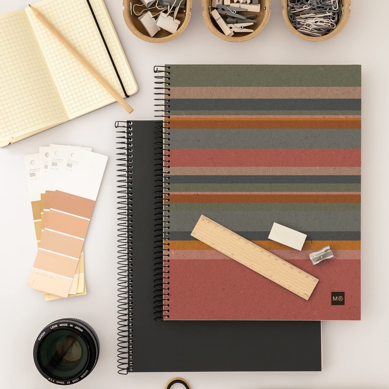 Miquelrius - 100% Recycled Notebook 4 Colour Strips A4 120