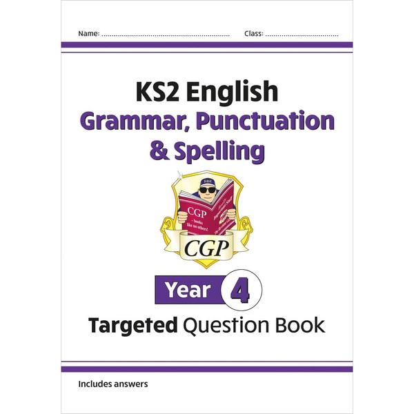 KS2 English Year 4 Grammar, Punctuation & Spelling Targeted Question