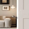 Dontay Pocket Door Handle, Modern Rectangular Keyed Entry Function, (Bed/Bath)