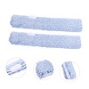 KICHOUSE 2pcs Reusable Mop Pads for Window Cleaning Soft Squeegee