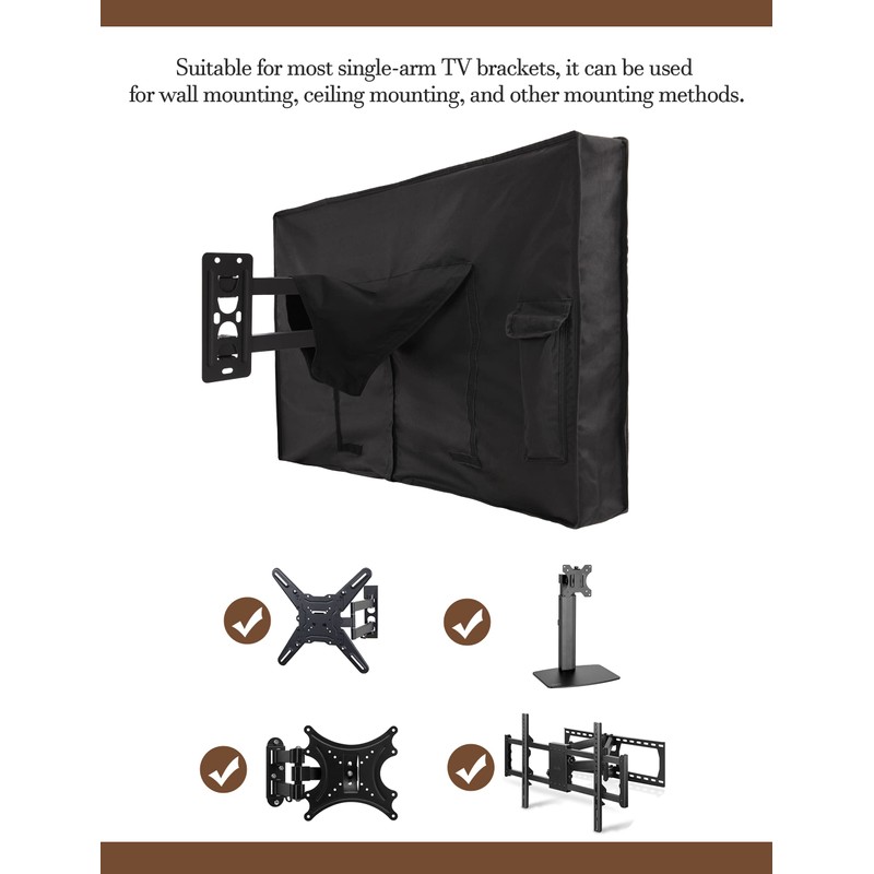 iBirdie Outdoor TV Cover 48 to 50 inch Waterproof, Cover