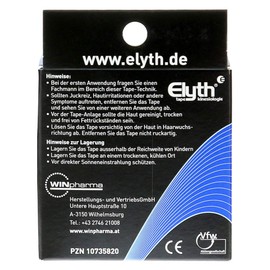 Kinesiologie Tape Elyth 5 Cmx5 m Schwarz