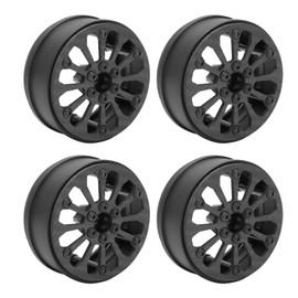 1/10 RC Carbon Fiber Wheels Lightweight High Strength Durable Simulation Car Carbon Fiber WheelsTwelve Holes