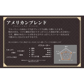 Toa Coffee Shokai Coffee Specialty Shop Founded in 1969, American Blend, Coffee Beans, Coffee, Powder, Home-Roasted, Akasaka Roasting (Beans, 10.6 oz (300 g)