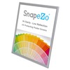 SnapeZo 2-Pack 18x24 Inches Silver Poster Frames, Front-Loading Snap Frame,