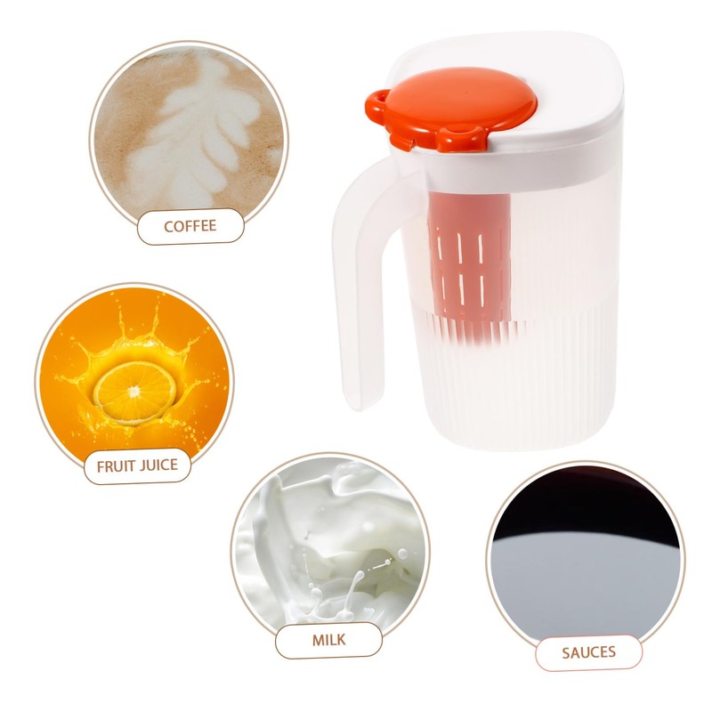 BIUDECO 2200ml Large Capacity Cold Kettle Infused Water Pitcher with