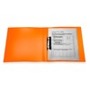 HERMA A4 Neon Orange Translucent Slim 2 Ring Binder 25mm